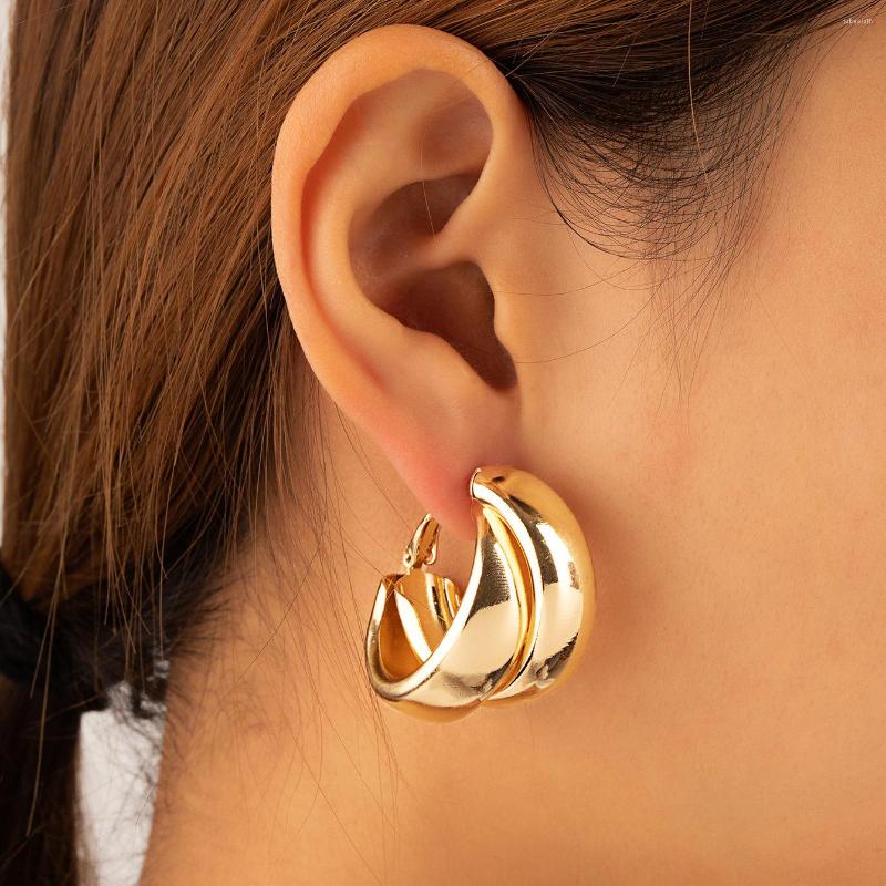Stud Earrings XIALUOKE Europe Vintage C Shape Double Metal For Women Web Celebrity Hyperbole Party Jewelry 2022
Stud Earrings XIALUOKE Europe Vintage C Shape Double Metal For Women Web Celebrity Hyperbole Party Jewelry 2022