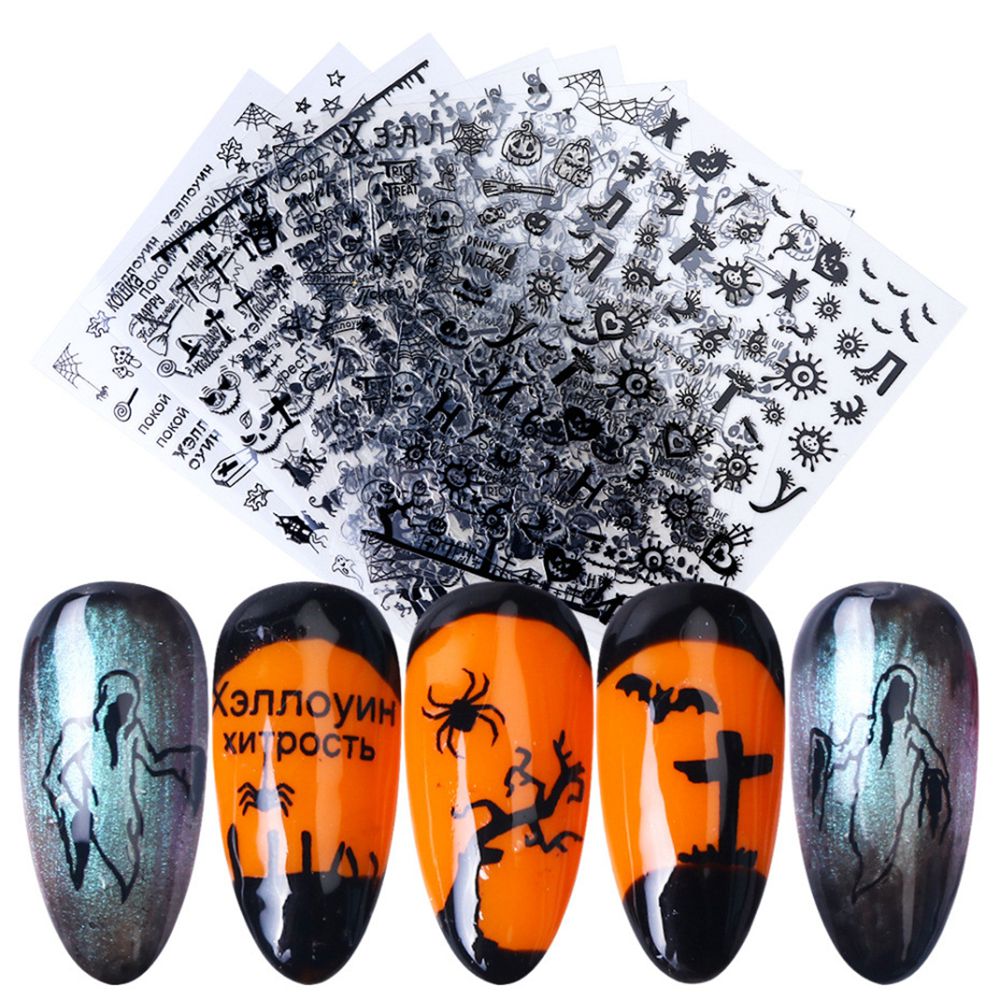3D Nail Stickers Decals Black Blood Scratches Clown Halloween Eyes Tattoo Slider Design Winter Manicure Decoration, As picture show
3D Nail Stickers Decals Black Blood Scratches Clown Halloween Eyes Tattoo Slider Design Winter Manicure Decoration, As picture show