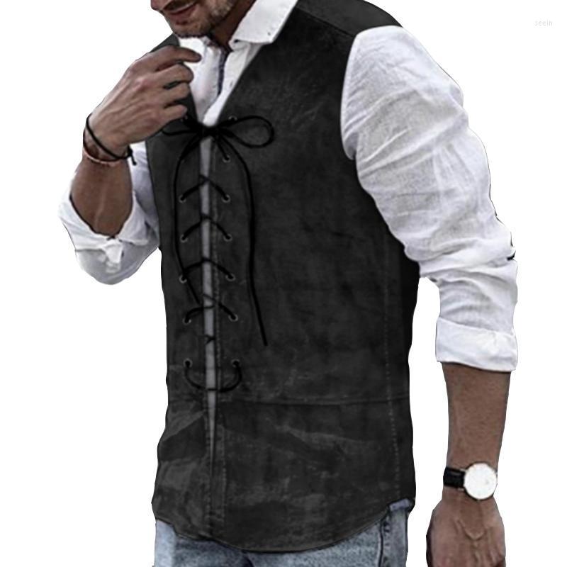 Men' Vests Men' Deerskin Velvet V-neck Solid Color Steampunk Vest Gothic Jacket Retro Victorian Gentleman Cosplay Costume, Khaki
Men' Vests Men' Deerskin Velvet V-neck Solid Color Steampunk Vest Gothic Jacket Retro Victorian Gentleman Cosplay Costume, Khaki