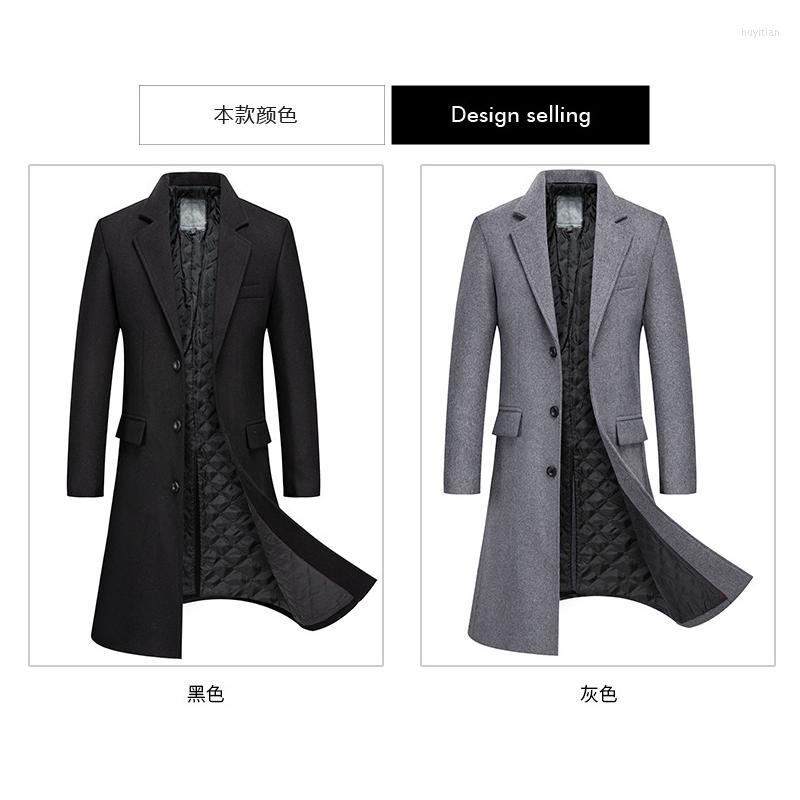Men's Trench Coats Autumn And Winter Long Woolen Coat Men's Fashion Plus Cotton Thickened Knee Length Warm Wool, Beige
Men's Trench Coats Autumn And Winter Long Woolen Coat Men's Fashion Plus Cotton Thickened Knee Length Warm Wool, Beige