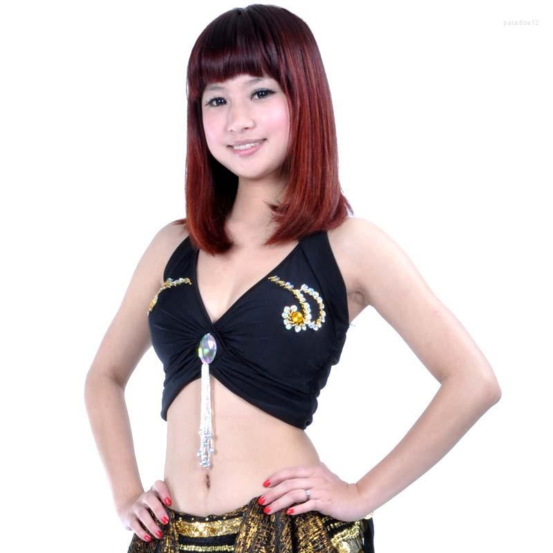 Stage Wear Women Belly Dance Costume Beads Crystal Bra Top Vest Blouse 9 Colors Accessories, Black
Stage Wear Women Belly Dance Costume Beads Crystal Bra Top Vest Blouse 9 Colors Accessories, Black