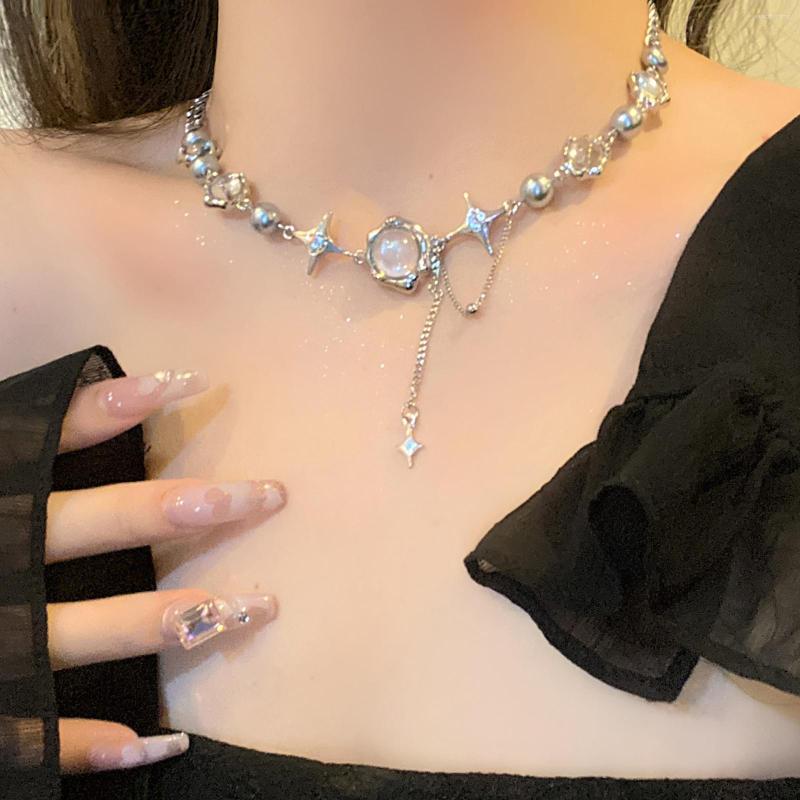 Choker Exquisite Star Geometric Crystal Chains Necklaces Korean Fashion Shiny Necklace Jewelry For Women Anniversary Weddin L0X3
Choker Exquisite Star Geometric Crystal Chains Necklaces Korean Fashion Shiny Necklace Jewelry For Women Anniversary Weddin L0X3