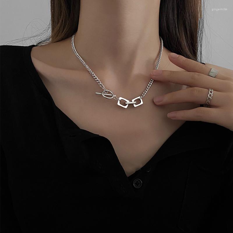 Chains Flashbuy HipHop Square Stitching Silver Color Stainless Steel Chain Necklace Men Women Design Sense Choker Collar Jewelry
Chains Flashbuy HipHop Square Stitching Silver Color Stainless Steel Chain Necklace Men Women Design Sense Choker Collar Jewelry
