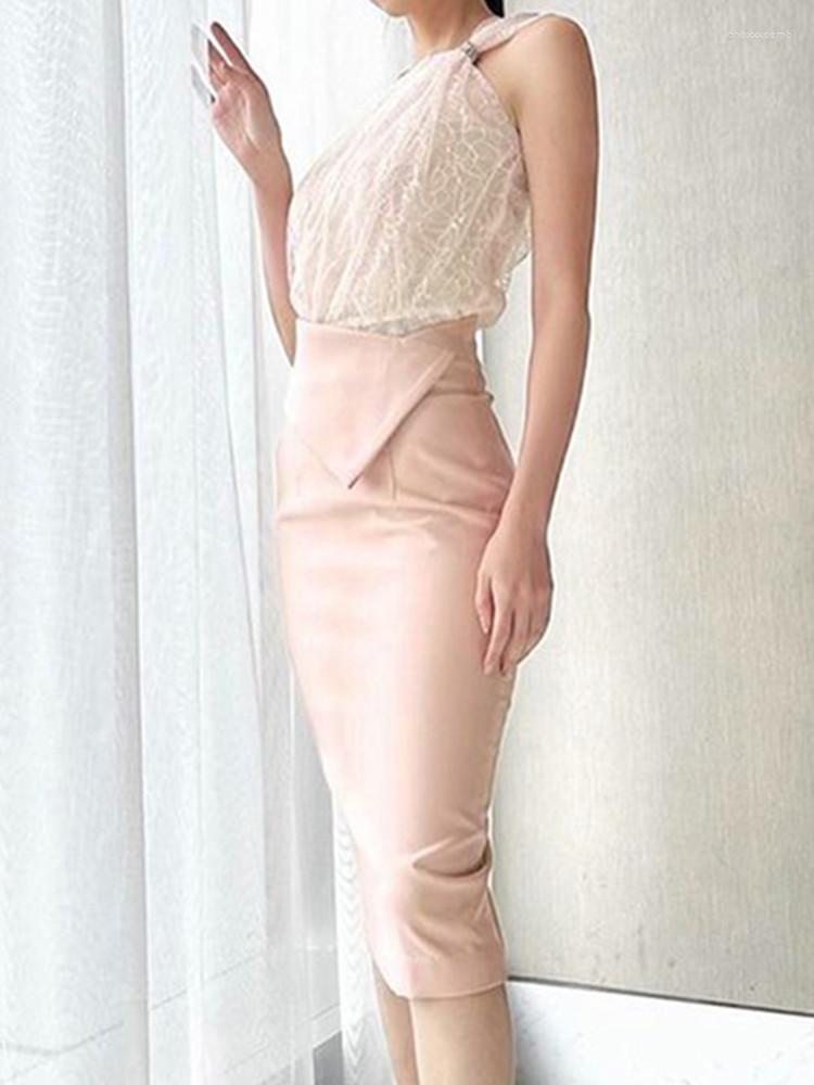 Casual Dresses 2022 Summer Light Pink Bandage Dress Bodycon Women Elegant One Shoulder High Waist Midi Formal Wedding Guest Party, Beige
Casual Dresses 2022 Summer Light Pink Bandage Dress Bodycon Women Elegant One Shoulder High Waist Midi Formal Wedding Guest Party, Beige