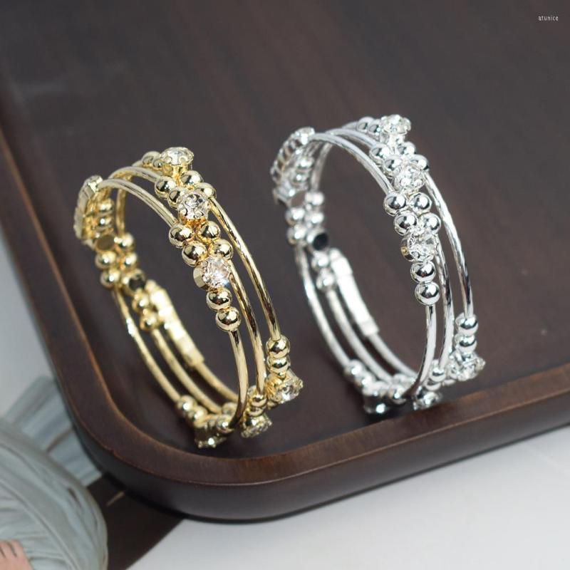 Bangle Gold Silver Color Bohemian Rhinestones Bracelet Metal Crystal Cuff Bracelets For Women Fashion Jewelry Birthday Gifts
Bangle Gold Silver Color Bohemian Rhinestones Bracelet Metal Crystal Cuff Bracelets For Women Fashion Jewelry Birthday Gifts