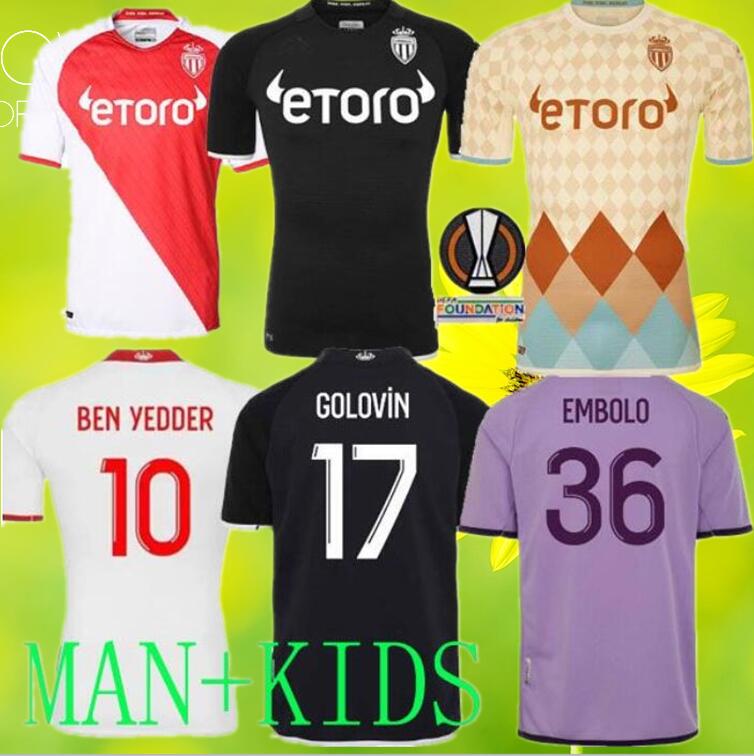 22 23 Monaco home limited edition Soccer jerseys SPECIAL Accepted WEAR Ben Yedder Boadu Jean Lucas #11 black football shirts MINAMINO EMBOLO THIRD jersey 2022
22 23 Monaco home limited edition Soccer jerseys SPECIAL Accepted WEAR Ben Yedder Boadu Jean Lucas #11 black football shirts MINAMINO EMBOLO THIRD jersey 2022