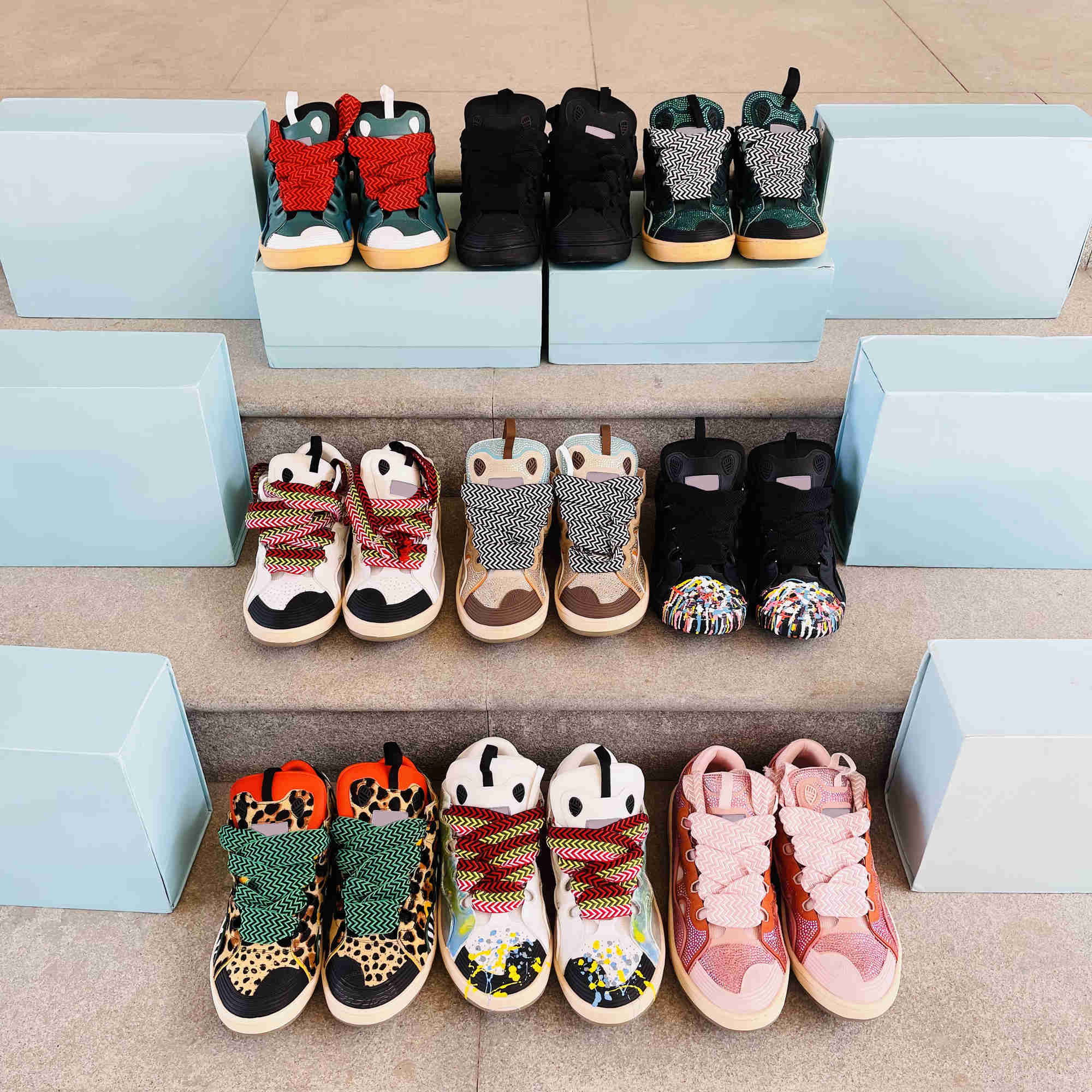 Casual Shoes Sneakers Women Shoes Mens Leather Curb Calfskin Suede Mesh Stripe Rubber Sole Stretch Cotton Low Top Mule Sneaker Designers With Full
Casual Shoes Sneakers Women Shoes Mens Leather Curb Calfskin Suede Mesh Stripe Rubber Sole Stretch Cotton Low Top Mule Sneaker Designers With Full