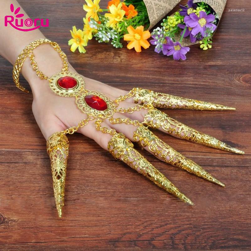 Stage Wear 1 Pair 2pcs India Dancewear Bollywood Jewelry Fingernail Adult Kids Girls Gold Bracelets Belly Dance Accessories, Finger length 8.5cm
Stage Wear 1 Pair 2pcs India Dancewear Bollywood Jewelry Fingernail Adult Kids Girls Gold Bracelets Belly Dance Accessories, Finger length 8.5cm
