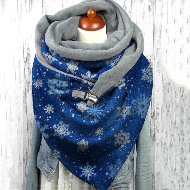 Scarves Fashion Winter Women Scarf Snowflake Printing Button Soft Wrap Casual Warm Shawls Mix Cashmere
Scarves Fashion Winter Women Scarf Snowflake Printing Button Soft Wrap Casual Warm Shawls Mix Cashmere