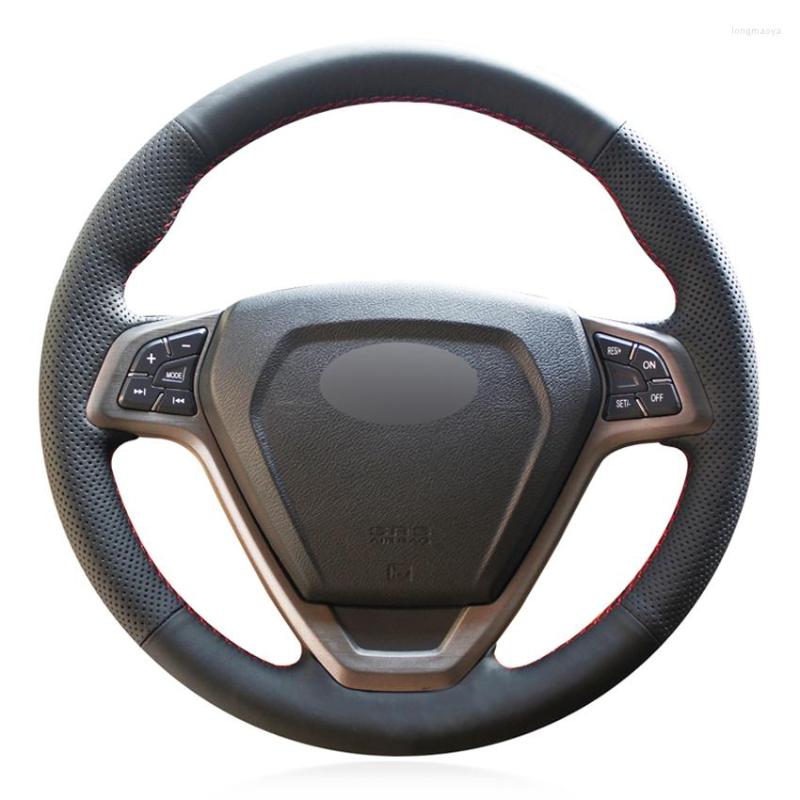 Steering Wheel Covers Black PU Faux Leather Hand Sewing Car Cover For Chery Tiggo 3 2014-2022 2010-2013
Steering Wheel Covers Black PU Faux Leather Hand Sewing Car Cover For Chery Tiggo 3 2014-2022 2010-2013