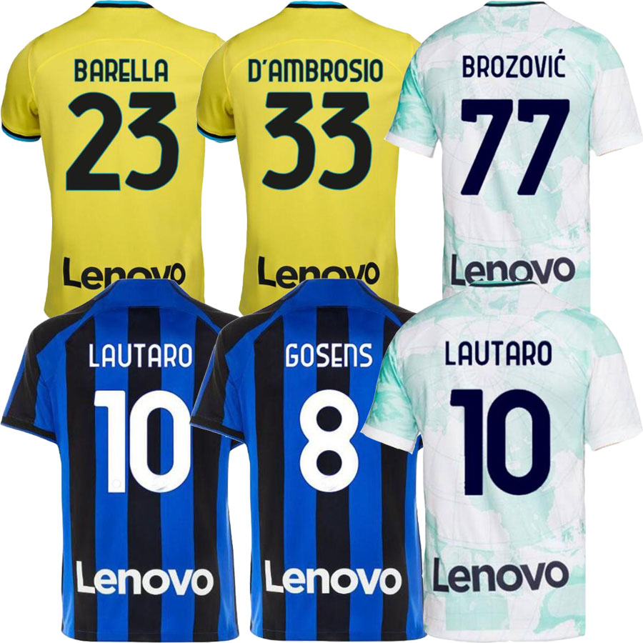 22 23 LUKAKU soccer jerseys BARELLA CORREA DZEKO GIROUD IBRAHIMOVIC LAUTARO THEO INTERS BRAHIM MILAN football shirt 2022 2023 home away uniforms men kids kit, Adult
22 23 LUKAKU soccer jerseys BARELLA CORREA DZEKO GIROUD IBRAHIMOVIC LAUTARO THEO INTERS BRAHIM MILAN football shirt 2022 2023 home away uniforms men kids kit, Adult