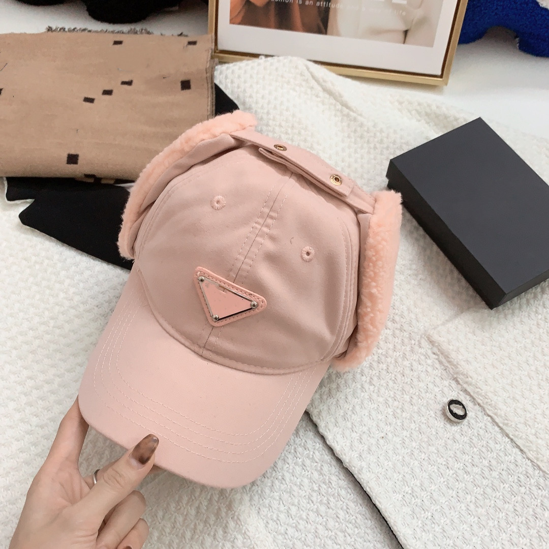 Designer Baseball Cap Triangle Standard New Letter Winter Thicken Thermal Lambswool Earmuffs Hat All-Matching Baseball Caps, With logo
Designer Baseball Cap Triangle Standard New Letter Winter Thicken Thermal Lambswool Earmuffs Hat All-Matching Baseball Caps, With logo