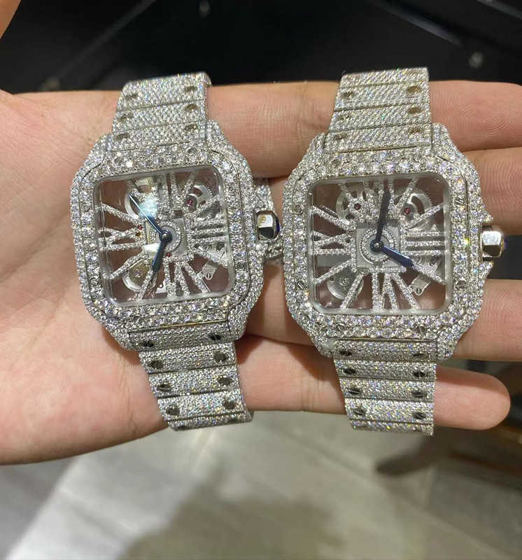 UNPC Wristwatches D31 Luxury mens watch 4130 movement watch for men 3255 montre de luxe Mosang stone iced VVS1 GIA watch Diamond watchs wristwatch
UNPC Wristwatches D31 Luxury mens watch 4130 movement watch for men 3255 montre de luxe Mosang stone iced VVS1 GIA watch Diamond watchs wristwatch