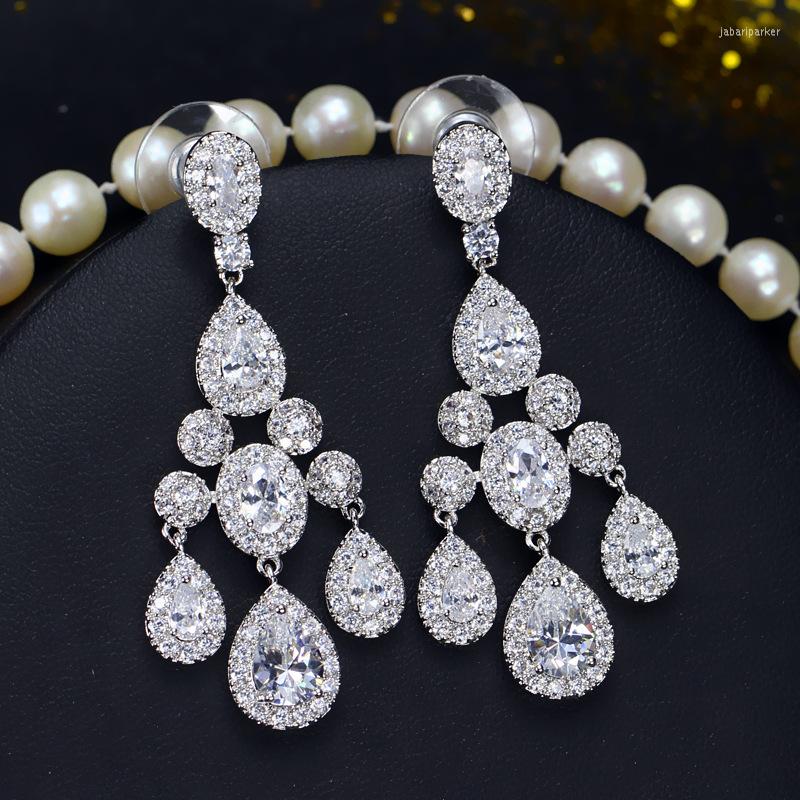 Dangle Earrings Retro Long Style Micro Fringed Tassels White Zircon Crystal Silver Plated Argent Earring For Women M02-E0157
Dangle Earrings Retro Long Style Micro Fringed Tassels White Zircon Crystal Silver Plated Argent Earring For Women M02-E0157