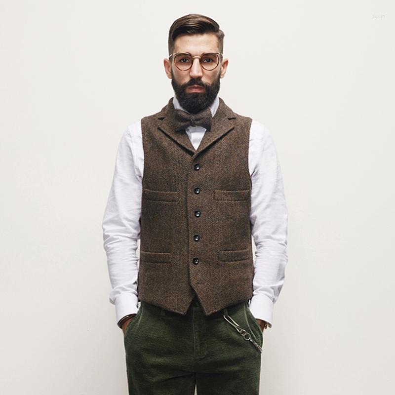Men' Vests Spring And Autumn Vintage Woolen Vest Men Slim Casual England Suit Waistcoat
Men' Vests Spring And Autumn Vintage Woolen Vest Men Slim Casual England Suit Waistcoat