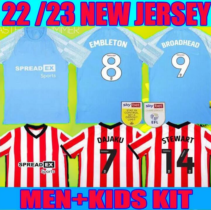 soccer jerseys SUNDERLAND 22 23 home away BLUE SIS 2022 2023 DAJAKU EMBLETON BROADHEAD Gooch O'NIEN Stewart PRITCHARD NEIL MCGEADY kids baby kit set football shirts
soccer jerseys SUNDERLAND 22 23 home away BLUE SIS 2022 2023 DAJAKU EMBLETON BROADHEAD Gooch O'NIEN Stewart PRITCHARD NEIL MCGEADY kids baby kit set football shirts