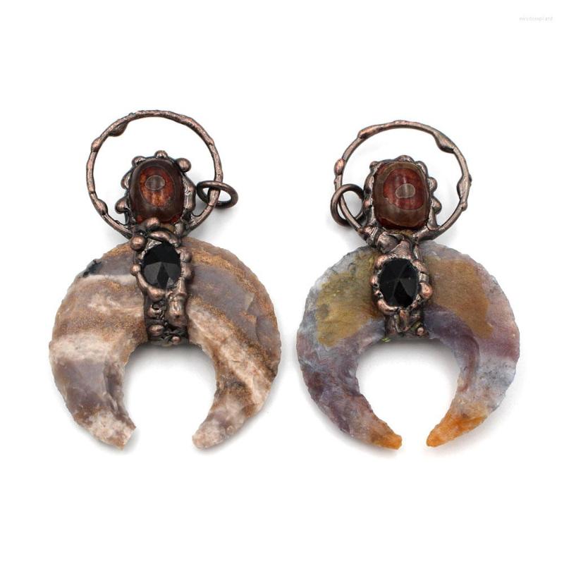 Pendant Necklaces 3pcs Viking Style Natural Agate Stone OX Horn Raw Rough Gem Pendants Vintage Copper
Pendant Necklaces 3pcs Viking Style Natural Agate Stone OX Horn Raw Rough Gem Pendants Vintage Copper