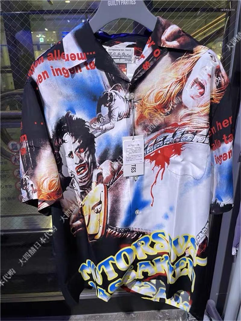 Men' Casual Shirts Men' Movie Character WACKO MARIA Shirt Men Women Quality Top TeesMen
Men' Casual Shirts Men' Movie Character WACKO MARIA Shirt Men Women Quality Top TeesMen
