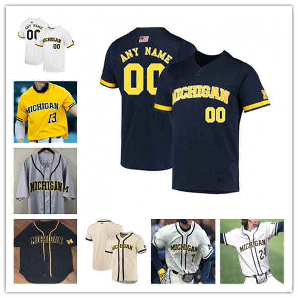 College Baseball Wears Ncaa Michigan Wolverines Baseball Jerseys Cameron Weston Barry Larkin Joe Stewart Clark Elliott Matt, Men cream
College Baseball Wears Ncaa Michigan Wolverines Baseball Jerseys Cameron Weston Barry Larkin Joe Stewart Clark Elliott Matt, Men cream