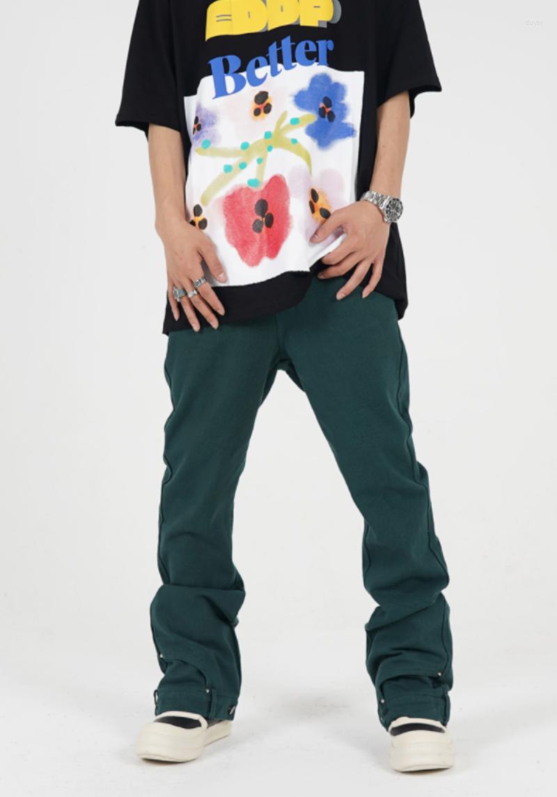 Men's Jeans 2022 Mens Personality Micro-flared Overalls High Street Fashion Casual Wide Leg Trousers Men Solid Color Slim Fit Flare Pant, Green
Men's Jeans 2022 Mens Personality Micro-flared Overalls High Street Fashion Casual Wide Leg Trousers Men Solid Color Slim Fit Flare Pant, Green