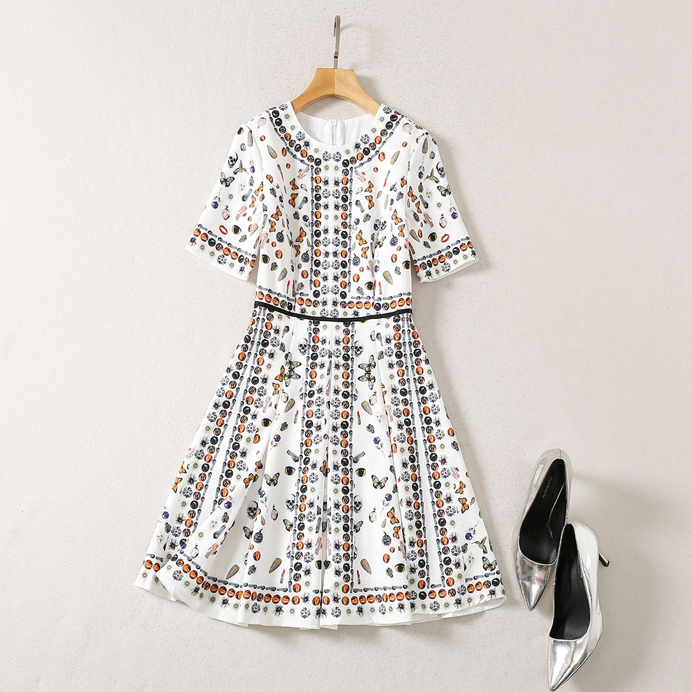 2022 Autumn Round Neck Butterfly Print Panelled Dress Multicolor Short Sleeve Knee-Length Casual Dresses A2G081603, Multi
2022 Autumn Round Neck Butterfly Print Panelled Dress Multicolor Short Sleeve Knee-Length Casual Dresses A2G081603, Multi