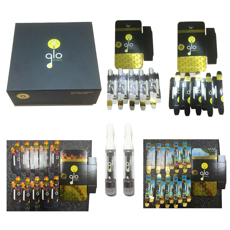 Glo Carts Extracts Cartridges 510 Thick Oil Atomizers 0.8ml 1.0ml Ceramic Coil Vape Cart With Paper Box Packaging
Glo Carts Extracts Cartridges 510 Thick Oil Atomizers 0.8ml 1.0ml Ceramic Coil Vape Cart With Paper Box Packaging