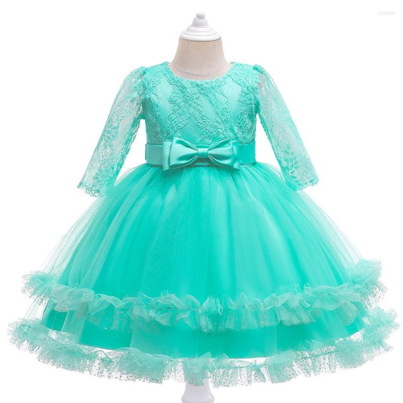 Girl Dresses Flower Lace Long Sleeves Ball For Wedding First Communion Party Prom Princess Gown Pageant, L5275-champagne
Girl Dresses Flower Lace Long Sleeves Ball For Wedding First Communion Party Prom Princess Gown Pageant, L5275-champagne
