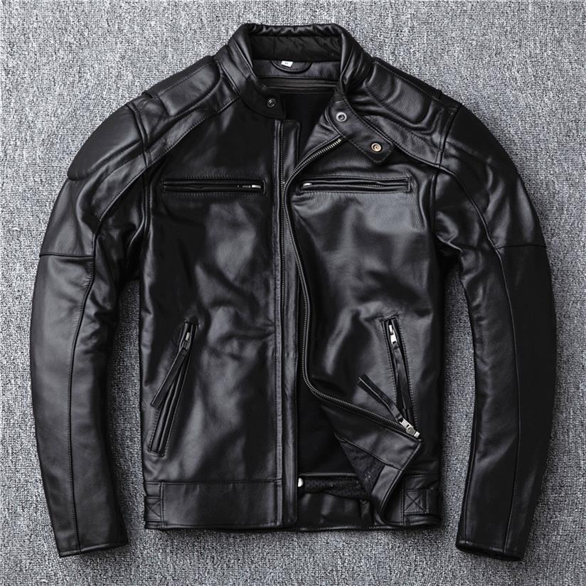 Men' Leather Faux Yr Brand Motor Style Leather Jacket Men Winter Black Genuine Cow Hide Coat Classic Biker Skull Jacket3071, No skull
Men' Leather Faux Yr Brand Motor Style Leather Jacket Men Winter Black Genuine Cow Hide Coat Classic Biker Skull Jacket3071, No skull
