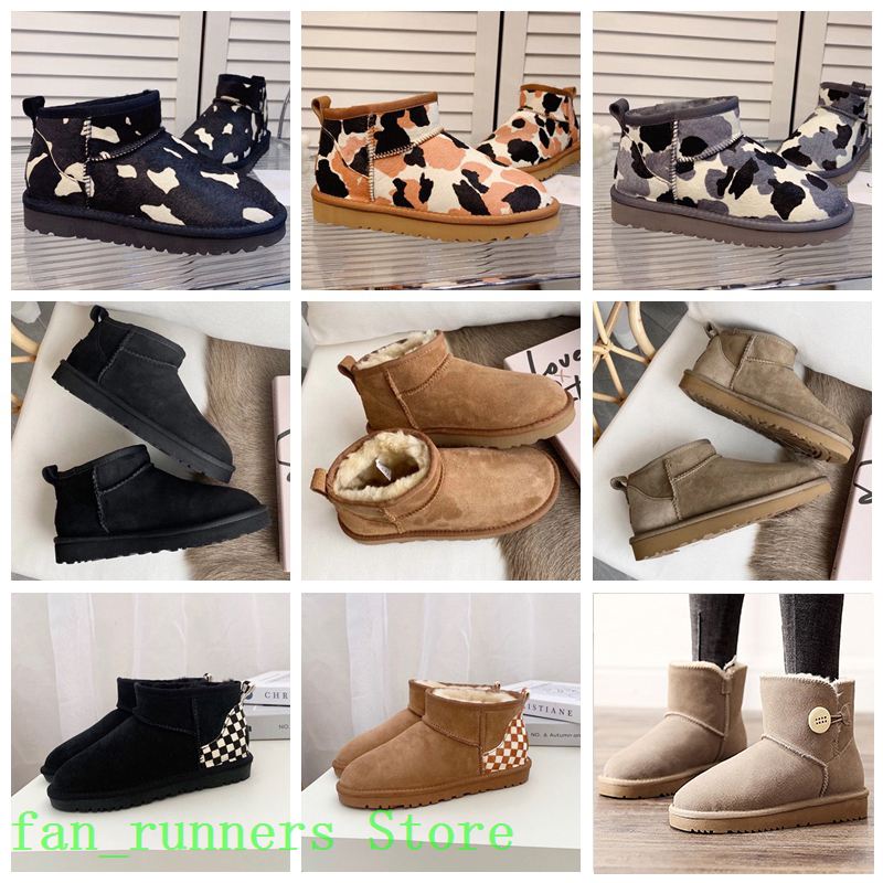 Classic Australia Buttons Boots Womens Grid Booties Mini Snow Boot Designer Cow Print uggs Ankle Winter Full Fur Fluffy Furry Satin Warm
Classic Australia Buttons Boots Womens Grid Booties Mini Snow Boot Designer Cow Print uggs Ankle Winter Full Fur Fluffy Furry Satin Warm