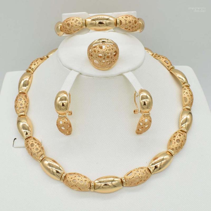Necklace Earrings Set & 2022 Fashion Dubai Gold Elegant Line Crystal Costume African Beads Ring For Women, Picture shown
Necklace Earrings Set & 2022 Fashion Dubai Gold Elegant Line Crystal Costume African Beads Ring For Women, Picture shown
