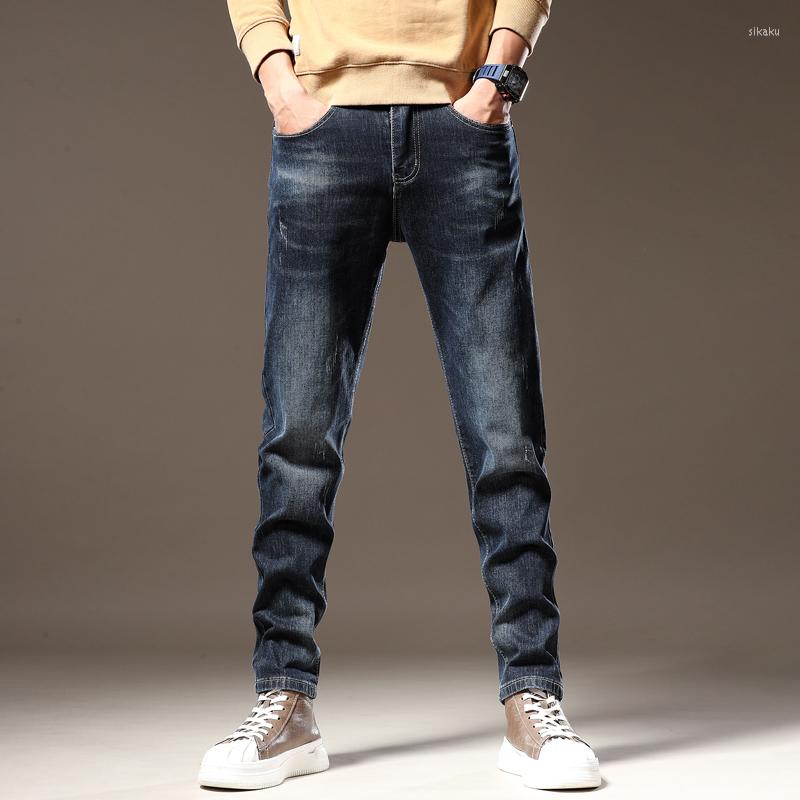 Men's Jeans Men's Business Straight High Quality Classic Style Fashion Denim Pants Male Brand Clothes TPK03, Blue
Men's Jeans Men's Business Straight High Quality Classic Style Fashion Denim Pants Male Brand Clothes TPK03, Blue
