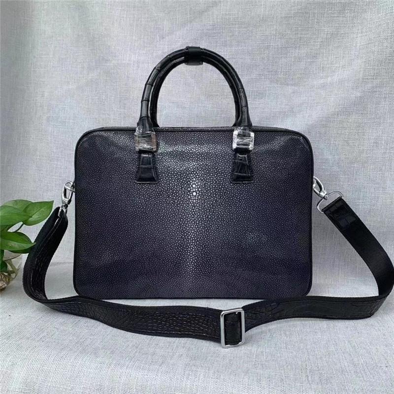 Briefcases Exotic True Skin Businessmen Zipper Laptop Briefcase Genuine Crocodile Leather Male Large Shoulder Bag Working HandbagBriefcases, Black
Briefcases Exotic True Skin Businessmen Zipper Laptop Briefcase Genuine Crocodile Leather Male Large Shoulder Bag Working HandbagBriefcases, Black