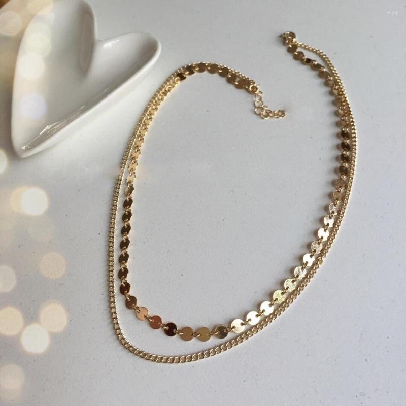 Choker 2022 Trendy Bohemia Coin Handmade Two Layer Plain Chain Necklace Jewelry For Women
Choker 2022 Trendy Bohemia Coin Handmade Two Layer Plain Chain Necklace Jewelry For Women