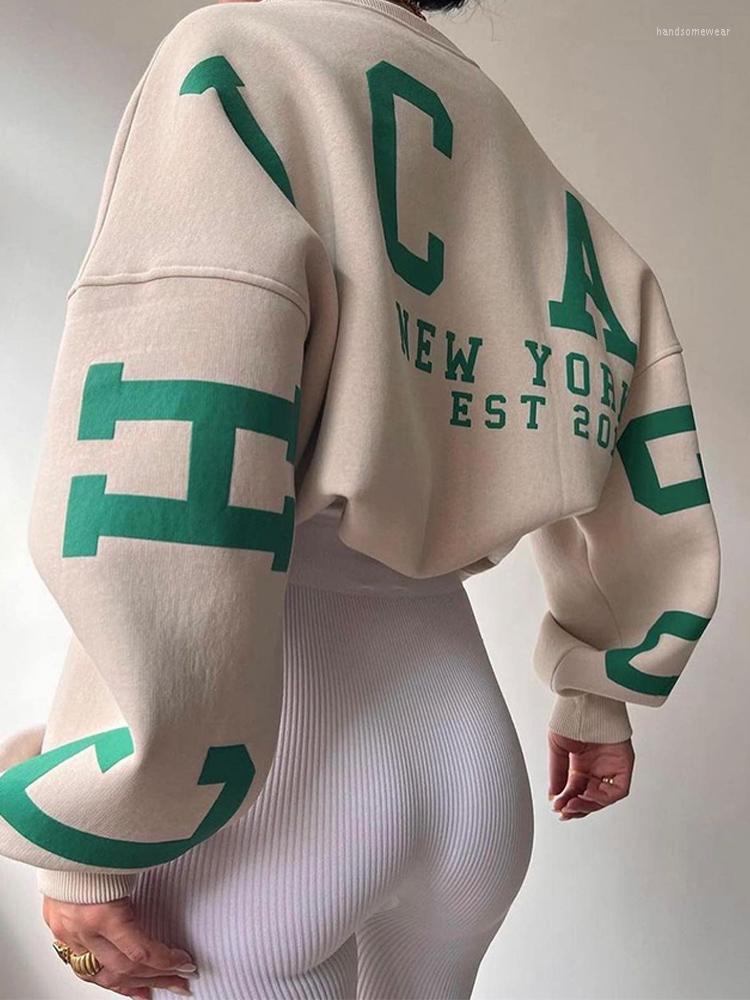 Casual Print Letters Women's Sweatshirt Fleece Long Sleeve Loose Female Pullover Autumn Winter Streetwear Lady, 03 white
Casual Print Letters Women's Sweatshirt Fleece Long Sleeve Loose Female Pullover Autumn Winter Streetwear Lady, 03 white