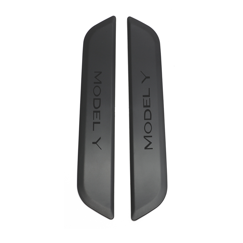 For Tesla Model Y 2021 2022 ABS Rear Door Sill Protector Scuff Plate Cover Door Inner Sill Cover Outer Decor Sticker Accessories