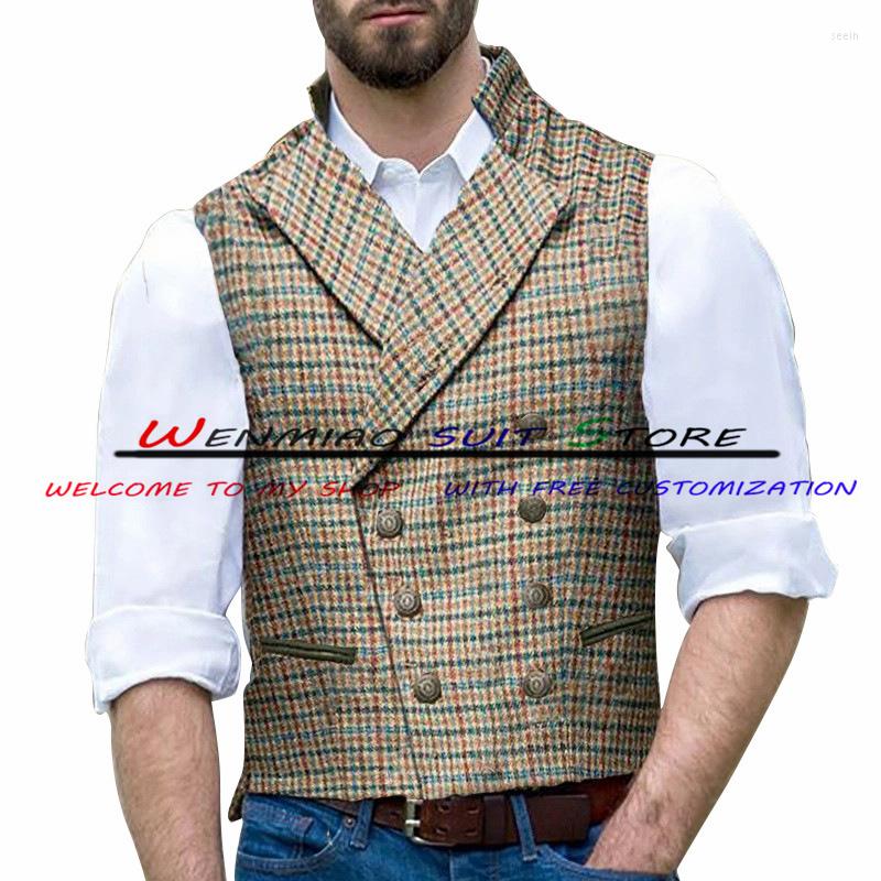 Men' Vests Men' Suit Vest Double Breasted Check Vintage Stand Collar Sleeveless Jacket Male Waistcoat Steampunk, Black
Men' Vests Men' Suit Vest Double Breasted Check Vintage Stand Collar Sleeveless Jacket Male Waistcoat Steampunk, Black