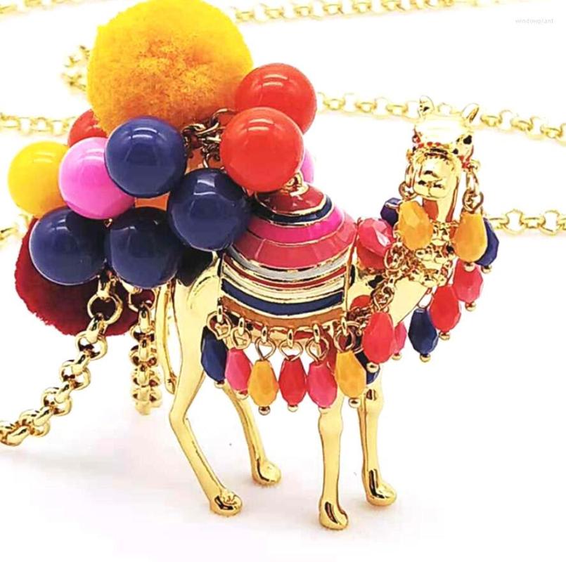 Pendant Necklaces CSxjd Selling Color Hair Ball Desert Camel Fashion Ladies Sweater Chain Necklace Wholesale
Pendant Necklaces CSxjd Selling Color Hair Ball Desert Camel Fashion Ladies Sweater Chain Necklace Wholesale
