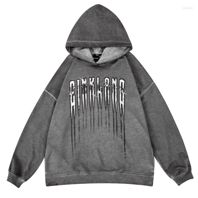 Men's Hoodies Vintage Hoodie Sweatshirt Hip Hop Retro Letter Print Distressed Wash Hooded Pullover Streetwear Harajuku Casual Loose, Grey
Men's Hoodies Vintage Hoodie Sweatshirt Hip Hop Retro Letter Print Distressed Wash Hooded Pullover Streetwear Harajuku Casual Loose, Grey