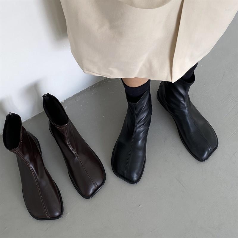 Boots Rock Shoes Woman Autumn Flat Heel Zipper Boots-Women Ladies Ankle Leather Rubber Low 2022 Fabric Square Toe Rome Basic Sol, Brown
Boots Rock Shoes Woman Autumn Flat Heel Zipper Boots-Women Ladies Ankle Leather Rubber Low 2022 Fabric Square Toe Rome Basic Sol, Brown