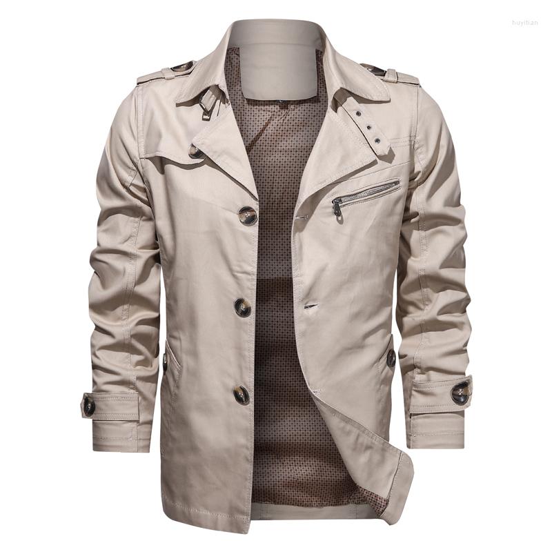 Men's Trench Coats Fad Autumn Cotton Jacket Men Fashion Windbreaker Mens Business Casual Single Breasted Coat, Black
Men's Trench Coats Fad Autumn Cotton Jacket Men Fashion Windbreaker Mens Business Casual Single Breasted Coat, Black