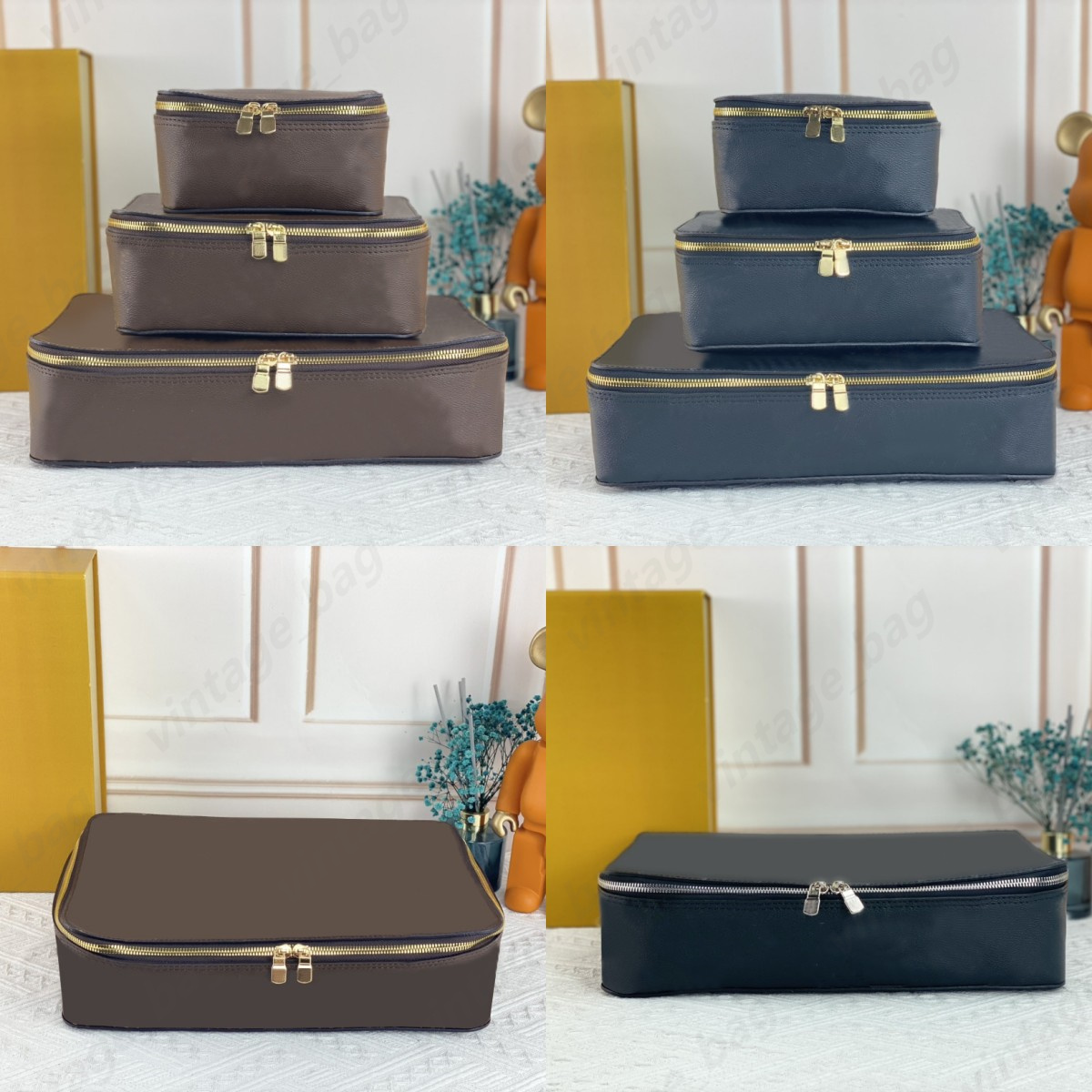 PACKING CUBE PM GM MM Bag Storage Jewelry gift Box Purse Luggage-box Cosmetic Monograms Canvas Designer Luxury Suitcase Multi-Size Travel Bag M43690 M43689 M43688
PACKING CUBE PM GM MM Bag Storage Jewelry gift Box Purse Luggage-box Cosmetic Monograms Canvas Designer Luxury Suitcase Multi-Size Travel Bag M43690 M43689 M43688