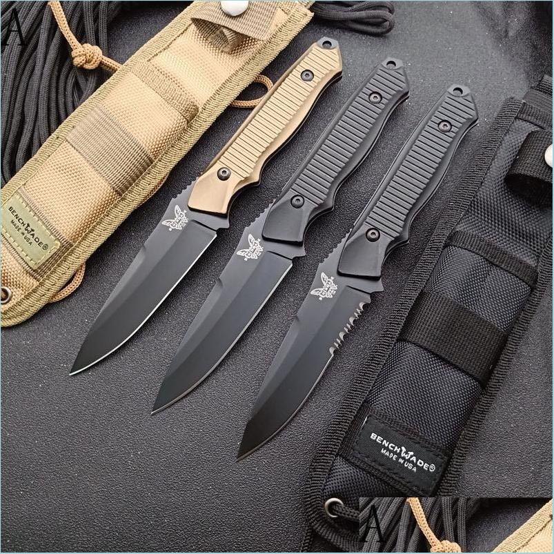 Camping Hunting Knives Wholesale Benchmade 140 Nimravus Fixed Blade Knife 4.5" Plain Aluminum Handles With Sheath - Bm 140Bk Outdoor Dhqpj
Camping Hunting Knives Wholesale Benchmade 140 Nimravus Fixed Blade Knife 4.5" Plain Aluminum Handles With Sheath - Bm 140Bk Outdoor Dhqpj