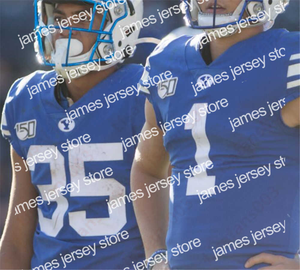 American College Football Wear BYU Brigham Young Cougars 25 Tyler Allgeier 53 Isaiah Kaufusi 18 Gunner Romney Football stitched Jersey 93 Bracken El-Bakri 16 Sione T, White navy
American College Football Wear BYU Brigham Young Cougars 25 Tyler Allgeier 53 Isaiah Kaufusi 18 Gunner Romney Football stitched Jersey 93 Bracken El-Bakri 16 Sione T, White navy