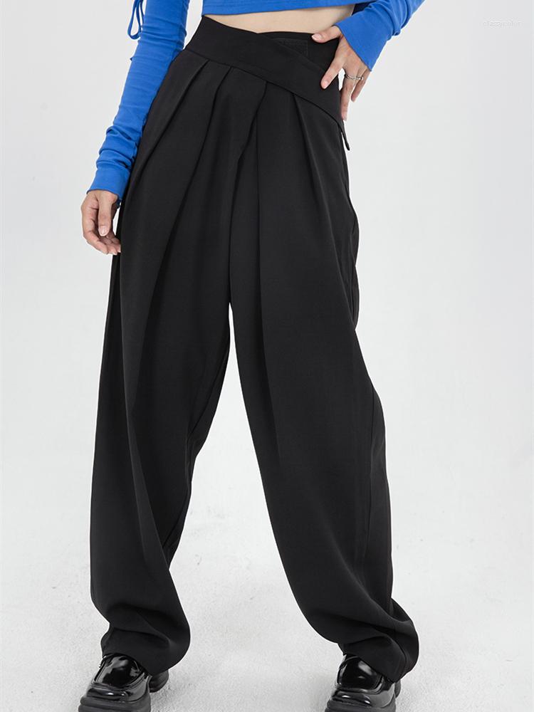 Women' Pants Irregular High Waist Black Suit Women' Summer Thin Section Straight Wide Leg Casual Trousers Female
Women' Pants Irregular High Waist Black Suit Women' Summer Thin Section Straight Wide Leg Casual Trousers Female