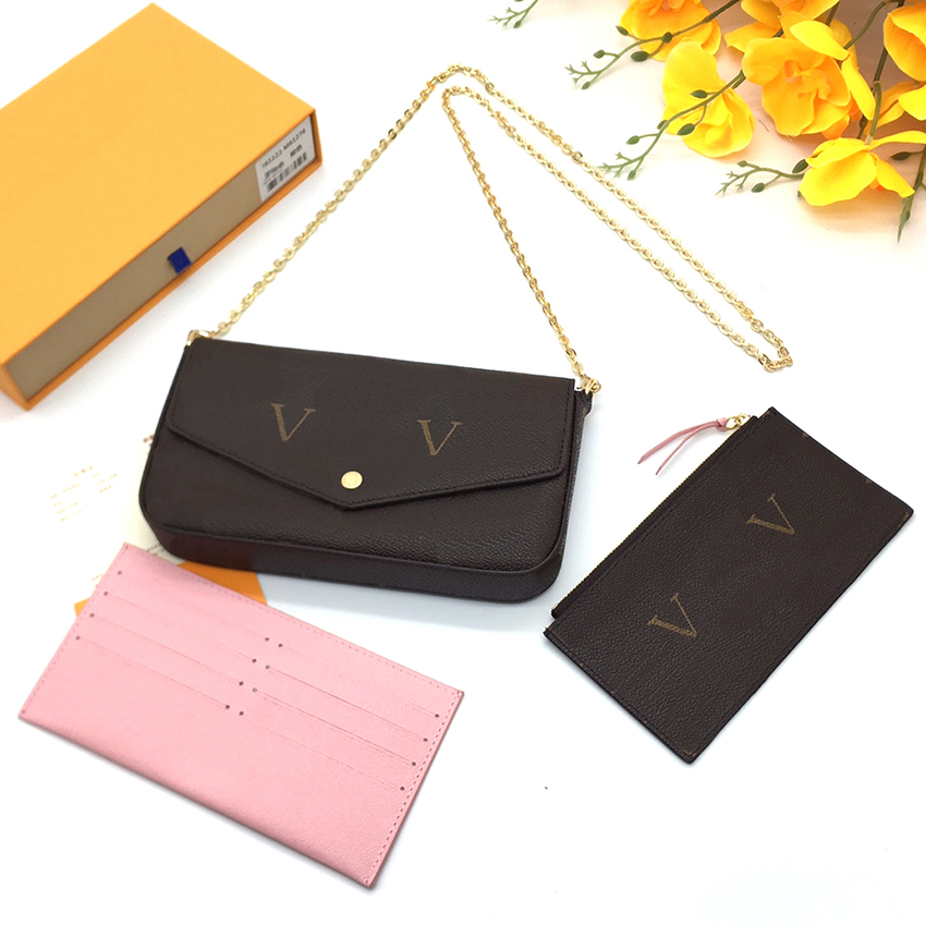 Designers Bags 3-piece set Women handbags Luxury Chain Classic Flower Brown Cross Body TotesShoulder With Original dust bag hobo purses lady channel tote, #6
Designers Bags 3-piece set Women handbags Luxury Chain Classic Flower Brown Cross Body TotesShoulder With Original dust bag hobo purses lady channel tote, #6