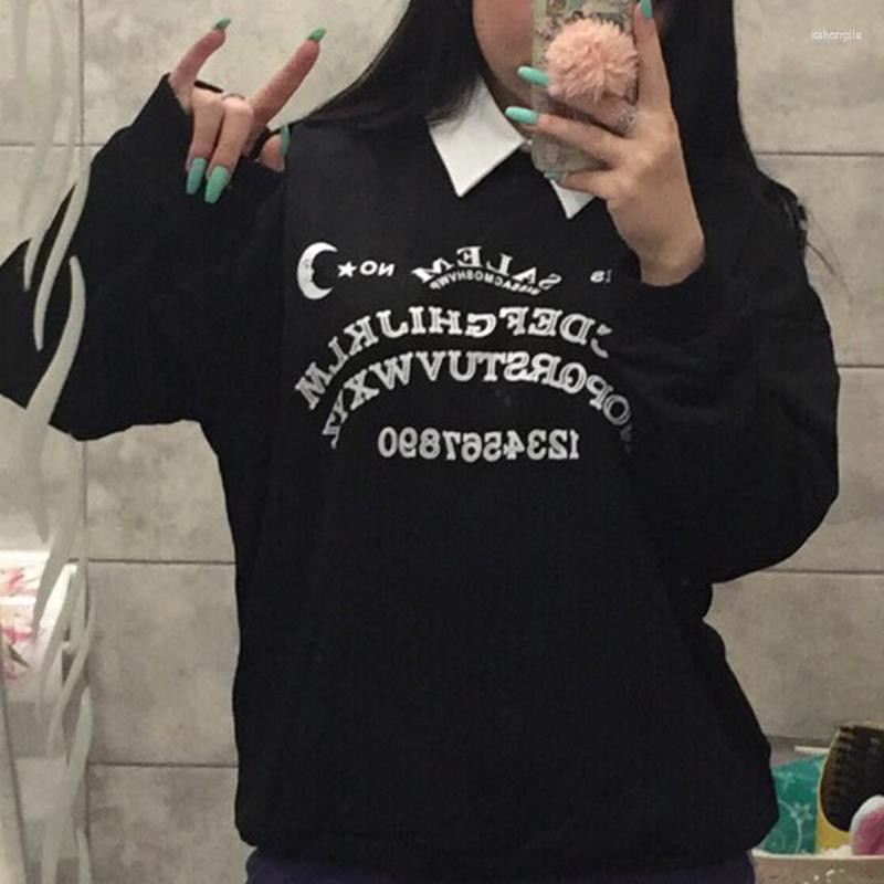 Women's Hoodies Women's Autumn Winter 2022 Women's Clothing Gothic Letter Print Long Sleeve Korean Loose Black Goth Grunge Pullover, 613-black
Women's Hoodies Women's Autumn Winter 2022 Women's Clothing Gothic Letter Print Long Sleeve Korean Loose Black Goth Grunge Pullover, 613-black