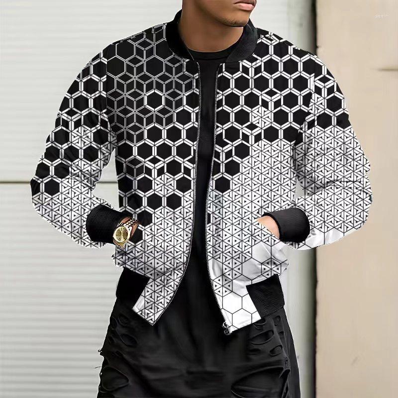 Men' Jackets Fashion Graphic Printed Slim Men Autumn Casual Long Sleeve Zip-up Crew Neck Cardigan Tops For Mens Spring Tight Coat, 08
Men' Jackets Fashion Graphic Printed Slim Men Autumn Casual Long Sleeve Zip-up Crew Neck Cardigan Tops For Mens Spring Tight Coat, 08