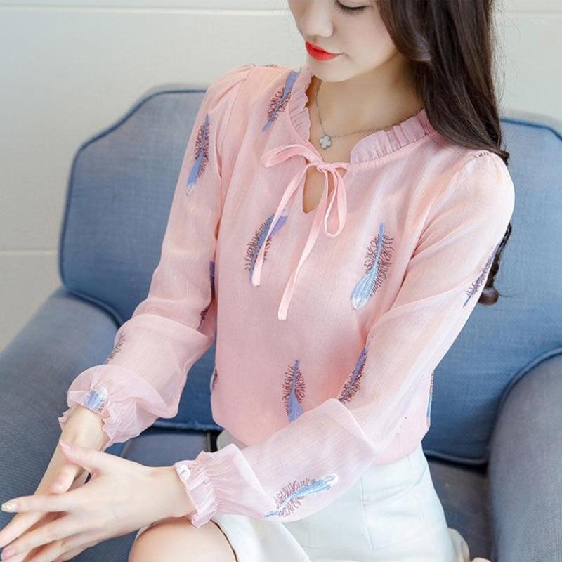 Women's Blouses Fashion Printed Ruffles Lace Up Bow Blouse Women's Clothing 2022 Autumn Oversized Loose Casual Pullovers Sweet Shirt, White
Women's Blouses Fashion Printed Ruffles Lace Up Bow Blouse Women's Clothing 2022 Autumn Oversized Loose Casual Pullovers Sweet Shirt, White