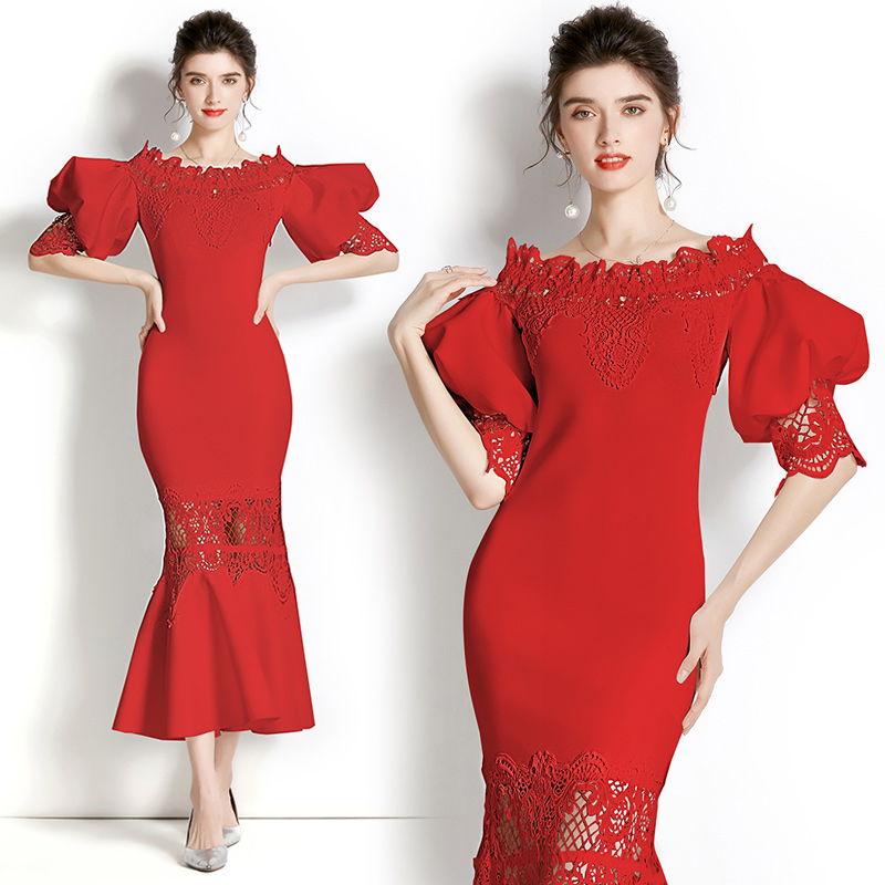 Vintage Puff Sleeve Stretch Long Fishtail Dress Party 2022 Runway Designer Elegant Womens Bodycon Maxi Prom Cocktail Dresses Sexy Ladies Ballroom Dance Clothes, Black
Vintage Puff Sleeve Stretch Long Fishtail Dress Party 2022 Runway Designer Elegant Womens Bodycon Maxi Prom Cocktail Dresses Sexy Ladies Ballroom Dance Clothes, Black