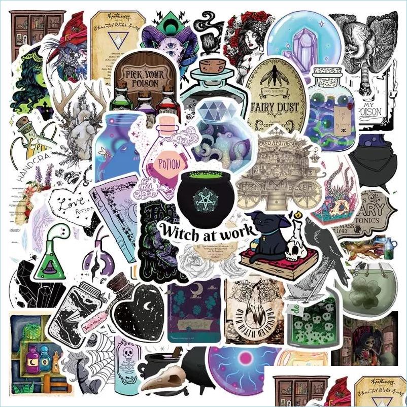 Car Stickers 50Pcs Apothecary Pharist Sticker Witch Graffiti Stickers Kids Toy Skateboard Car Motorcycle Bicycle Decals Wholesale Dro Dhmfh, Multi colors
Car Stickers 50Pcs Apothecary Pharist Sticker Witch Graffiti Stickers Kids Toy Skateboard Car Motorcycle Bicycle Decals Wholesale Dro Dhmfh, Multi colors